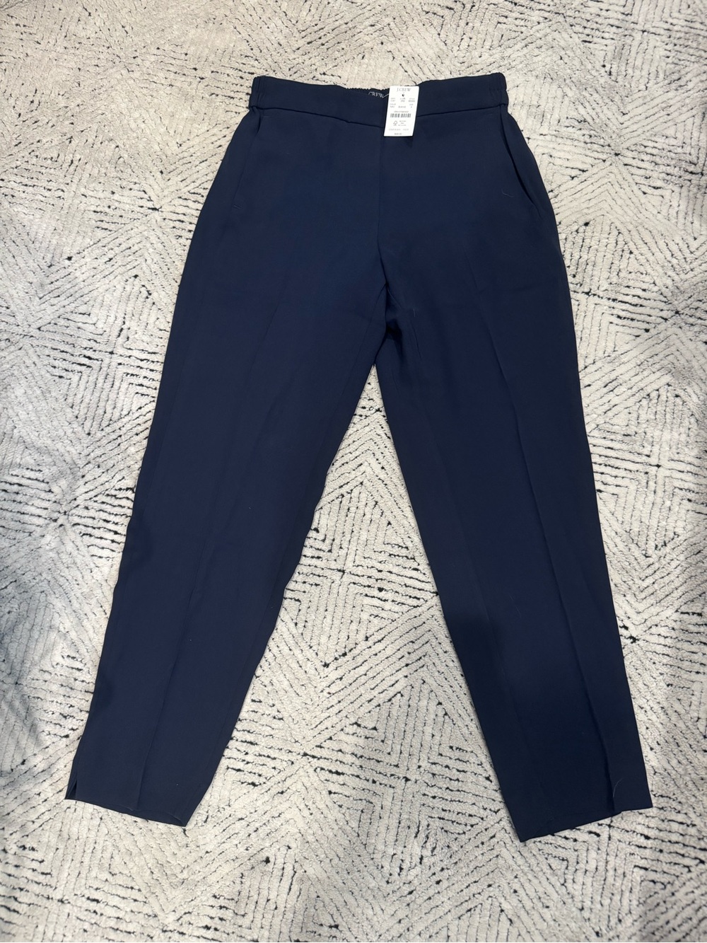 J.Crew Jamie Pant Navy Blue Size 4 NWT $98 Tailored Dress Pants